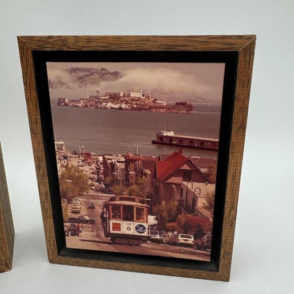 VTG RARE California Visions DIK & ELAINE KNOBLE Trolly Train Carts  Golden Gate - Picture 3 of 10